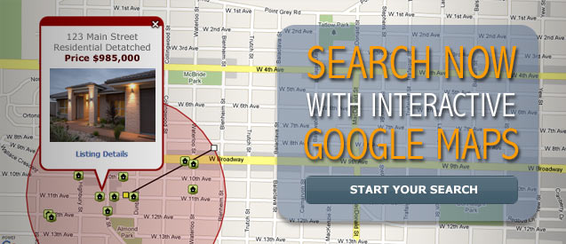 Search Regina Listings with Google Maps